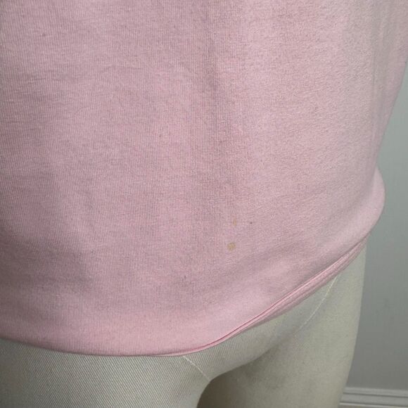 Early 2000s Y2K Burberry London pink raglan tee with metal details - Picture 6 of 10
